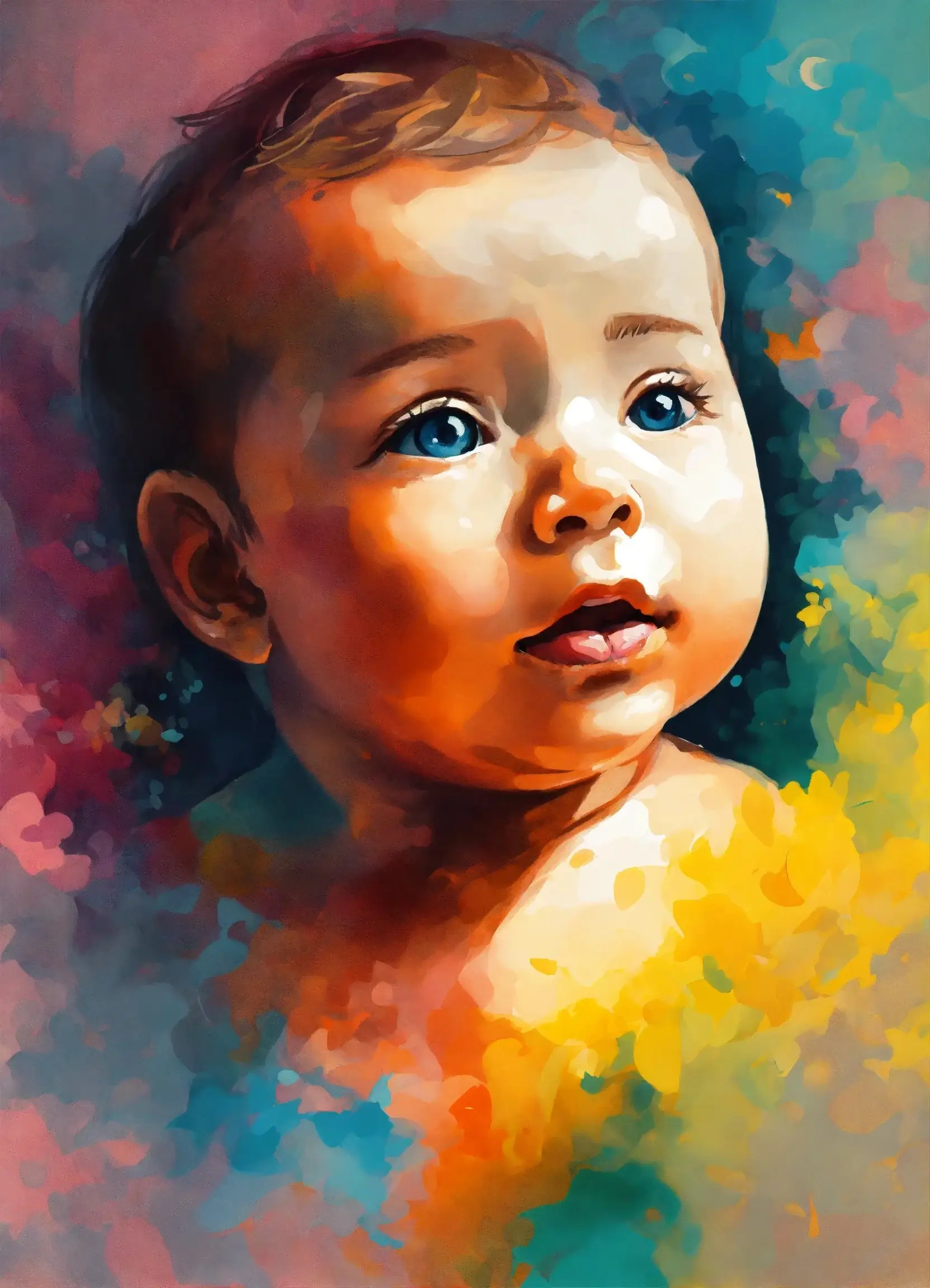 Baby First Holi image